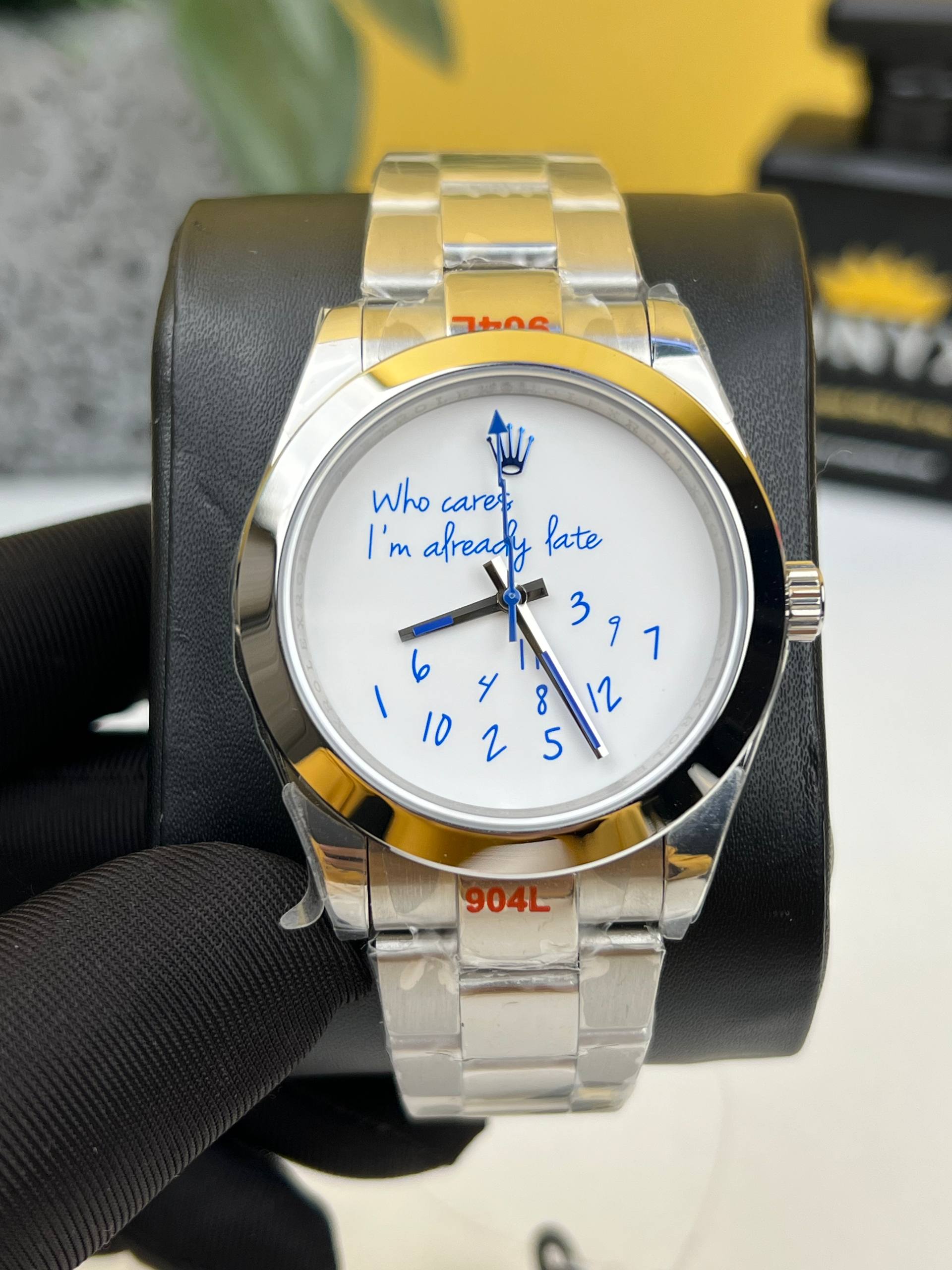 Rolex Milgauss Crazy Number Who Cares I'm already Late 40mm - Onyx